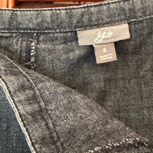 J. Jill Casual Denim Blouse